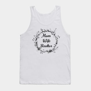 Mom-Wife-Realtor Tank Top